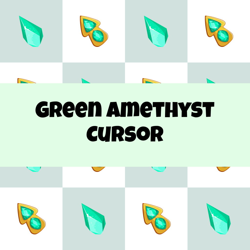 Preview Green Amethyst cursor custom cursor pack